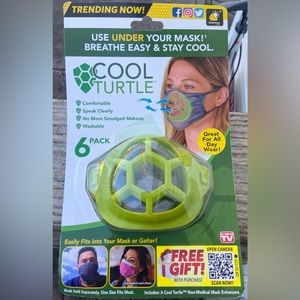 New cool turtle face mask inserts